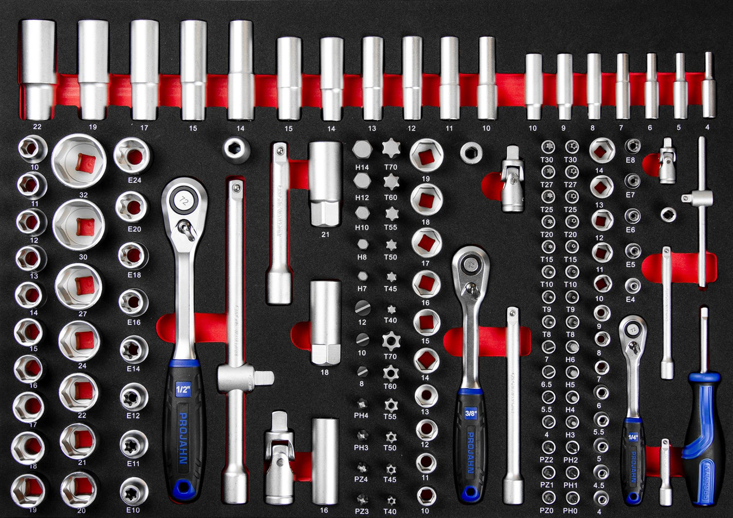 ProJahn Werkstattwagen Star mit 6 Schubfächern und 229 tlg. Zubehör - 4901-591