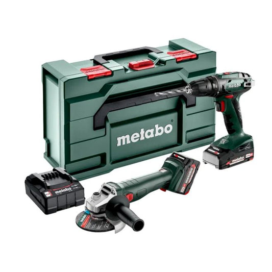 Akku Combo Set 2.4.3 18 V (685204500); BS 18 + W 18 L 9-125; metaBOX 165 L