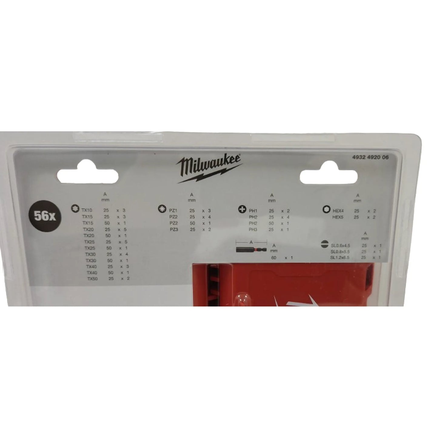 Milwaukee Shockwave Bit Set 56 tlg. - 4932492006