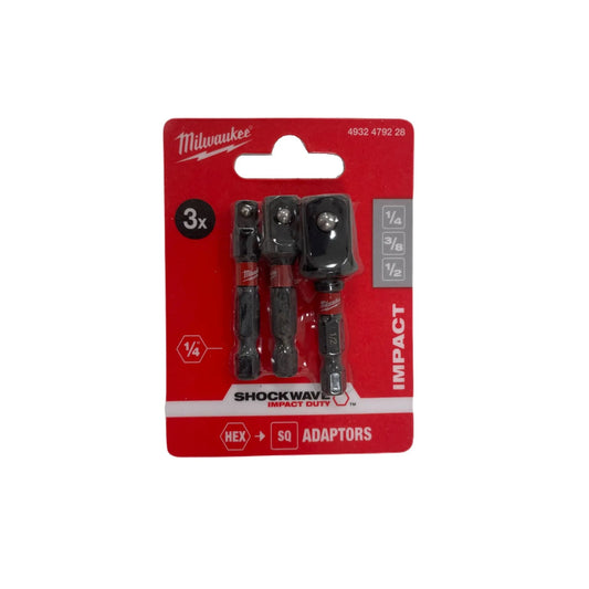 Milwaukee Stecknuss-Adapter 1/2" - 1/4" - 3/8" 4932479228