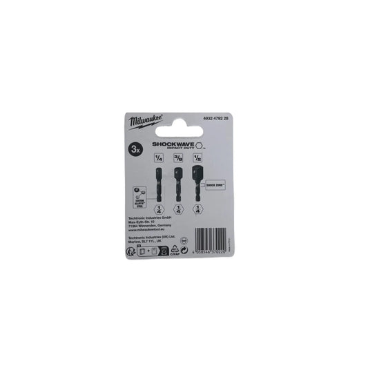 Milwaukee Stecknuss-Adapter 1/2" - 1/4" - 3/8" 4932479228