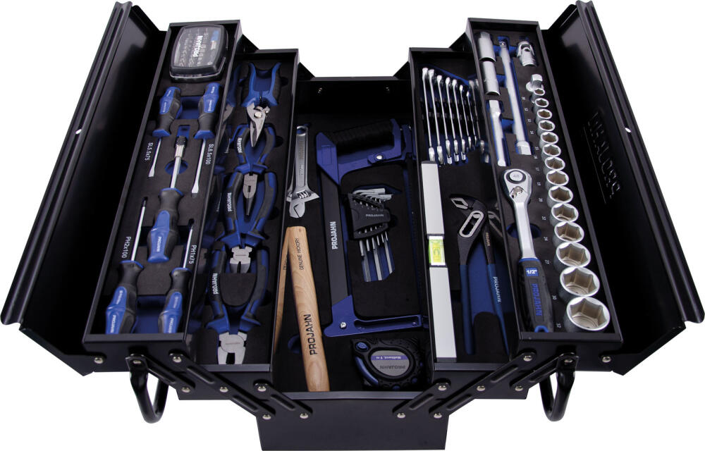 Projahn proficraft Werkzeugkoffer Universal 1/2" 84-tlg.
