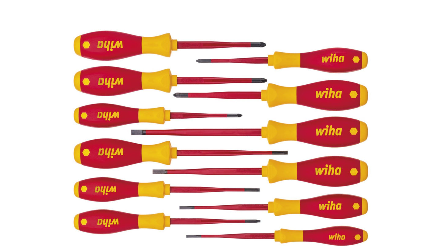 VDE Schraubendreher Set SoftFinish® electric slimFix 12-tlg.