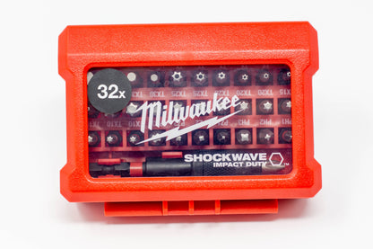 Milwaukee Bit-Satz Shockwave 32-teilig 4932464240