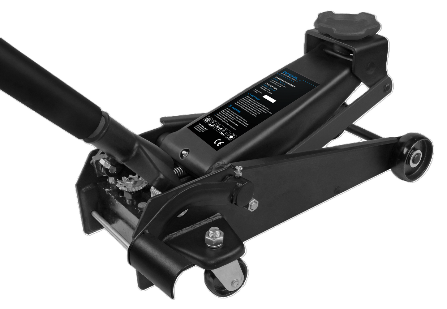 SW-Stahl Rangierwagenheber, hydraulisch, mit Fußpedal, 2,25t