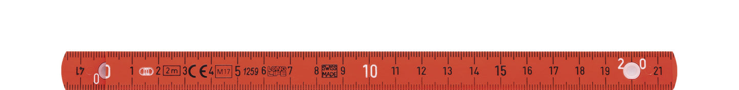 Elektriker Gliedermaßstab Longlife 2m