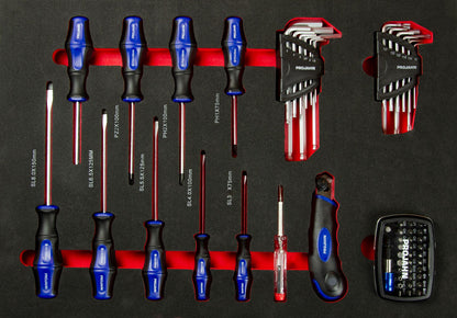 ProJahn Werkstattwagen Star mit 6 Schubfächern und 229 tlg. Zubehör - 4901-591