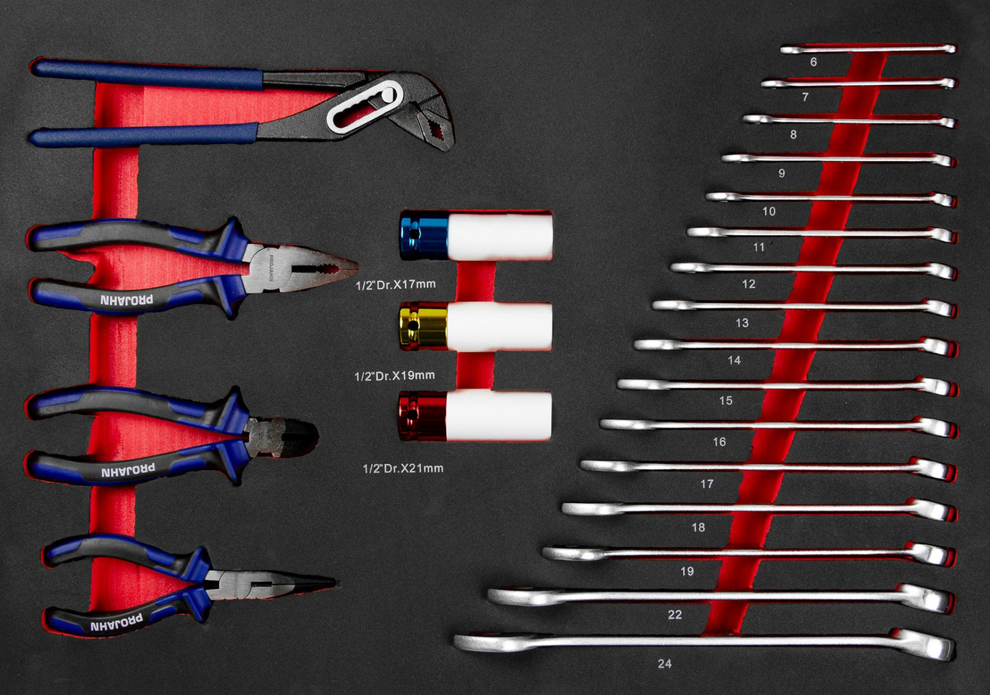 ProJahn Werkstattwagen Star mit 6 Schubfächern und 229 tlg. Zubehör - 4901-591