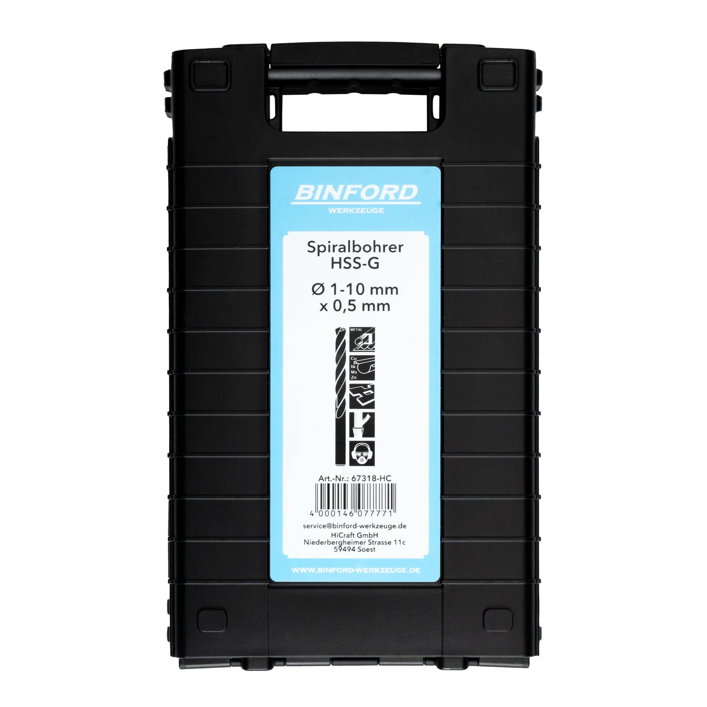 BINFORD Werkzeuge Bohrer-Set 19tlg. 1-10/0,5mm - 6100002