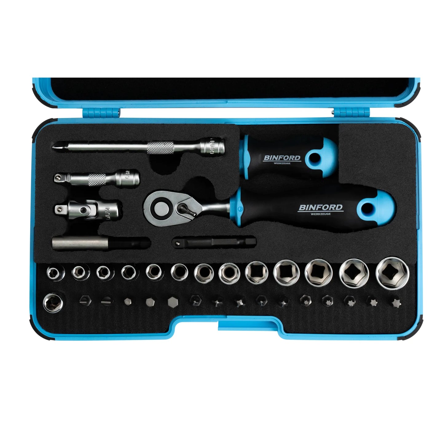BINFORD Werkzeuge Werkzeugsatz 1/4" 36tlg. - 6100004