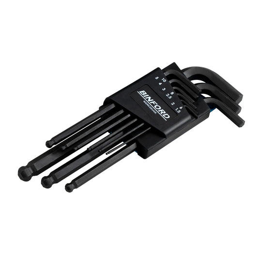 BINFORD Werkzeuge Winkelschlüsselsatz 9 tlg. 1,5-10mm - 6100006