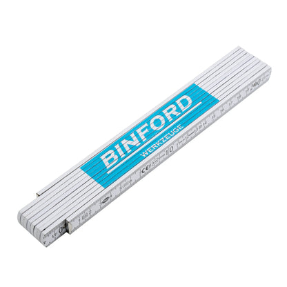 BINFORD Werkzeuge Holzgliedermaßstab 2m Buche weiß  - 6100020
