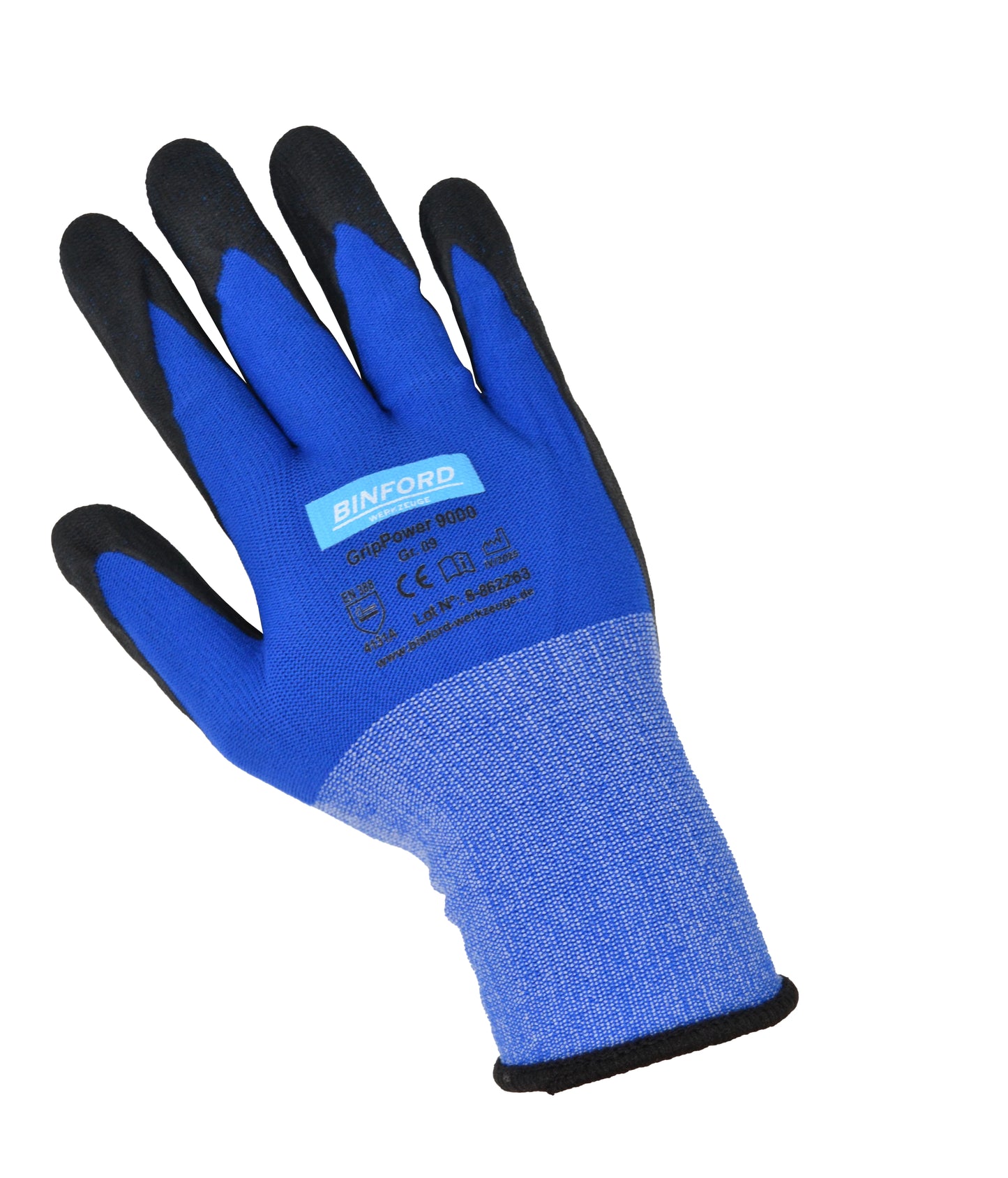BINFORD Werkzeuge Arbeitshandschuh PowerGrip 10x