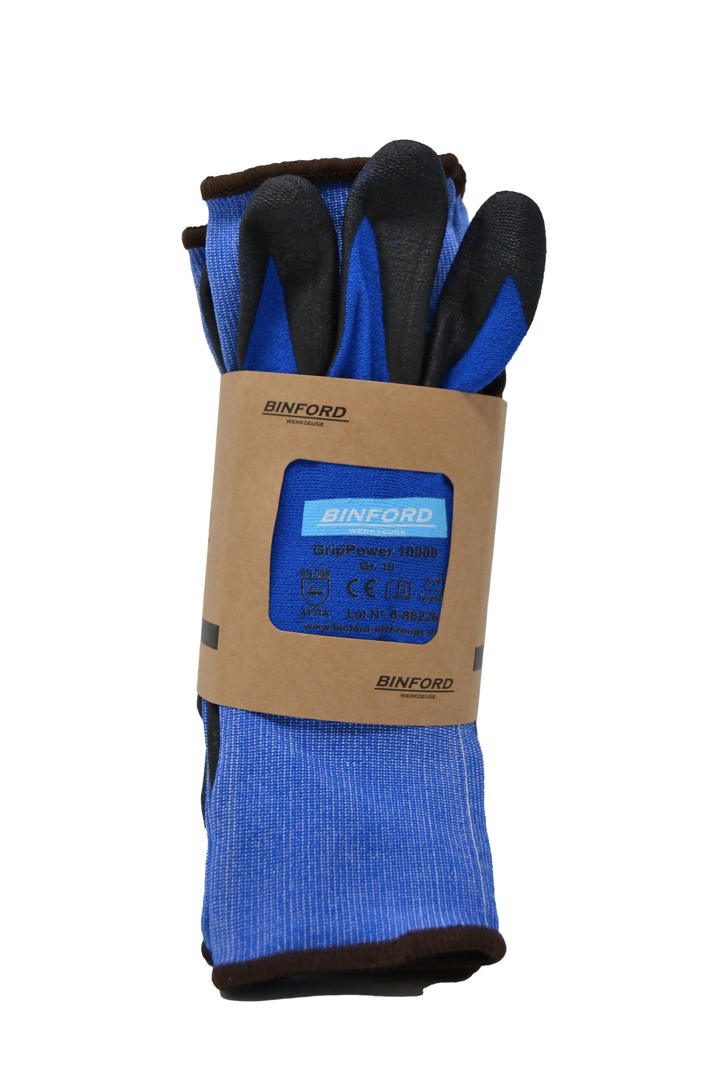 BINFORD Werkzeuge Arbeitshandschuh PowerGrip 10x