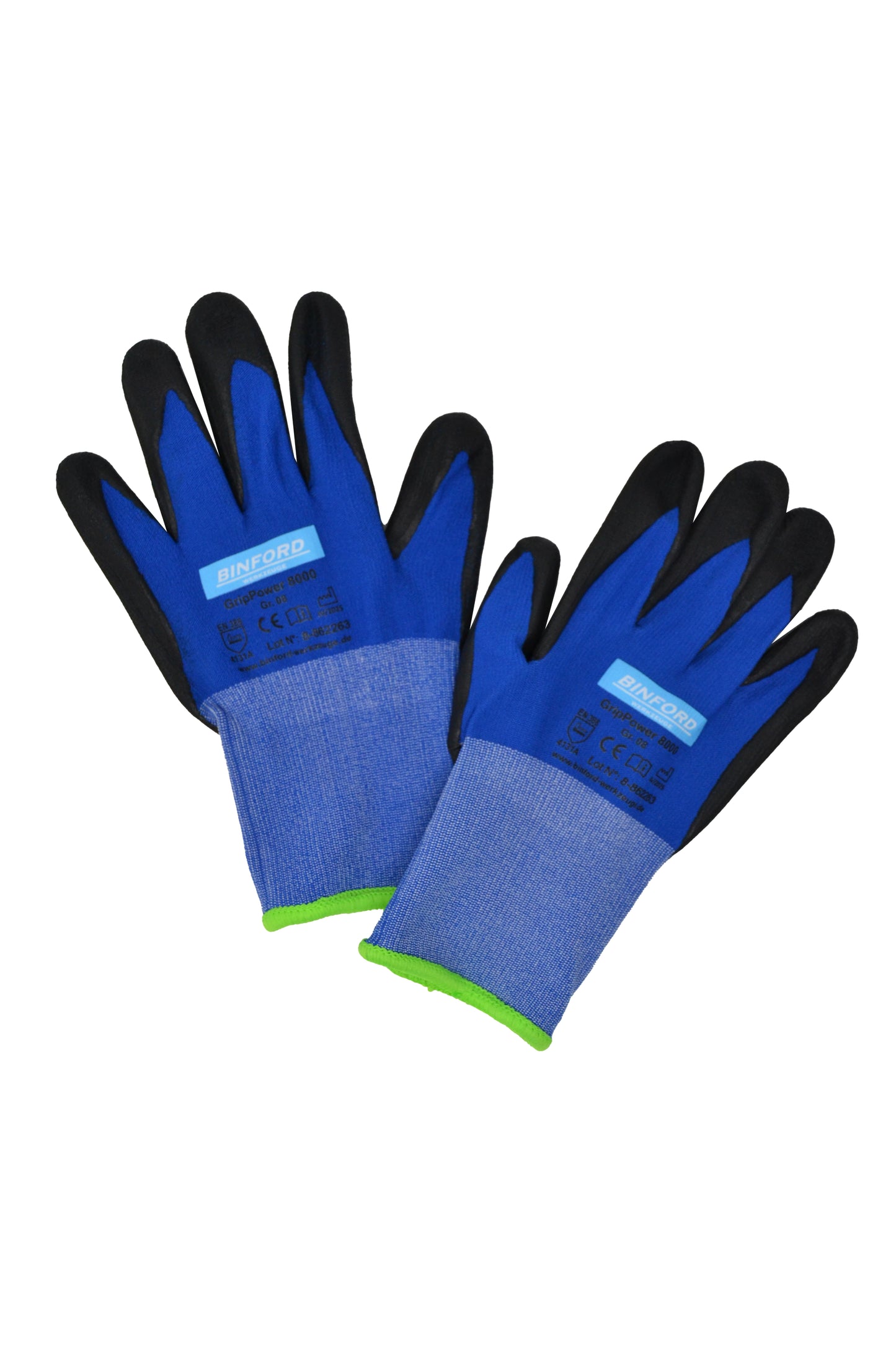 BINFORD Werkzeuge Arbeitshandschuh PowerGrip 10x