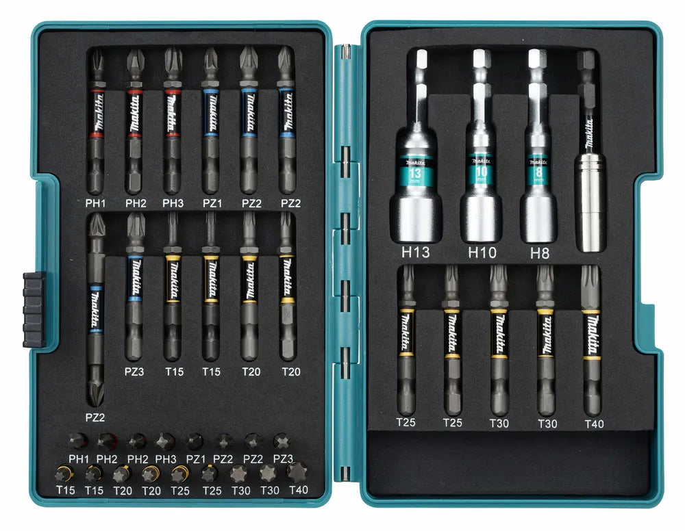 Makita Bit-Set Torsion 38-tlg. Impact Premier E-26179