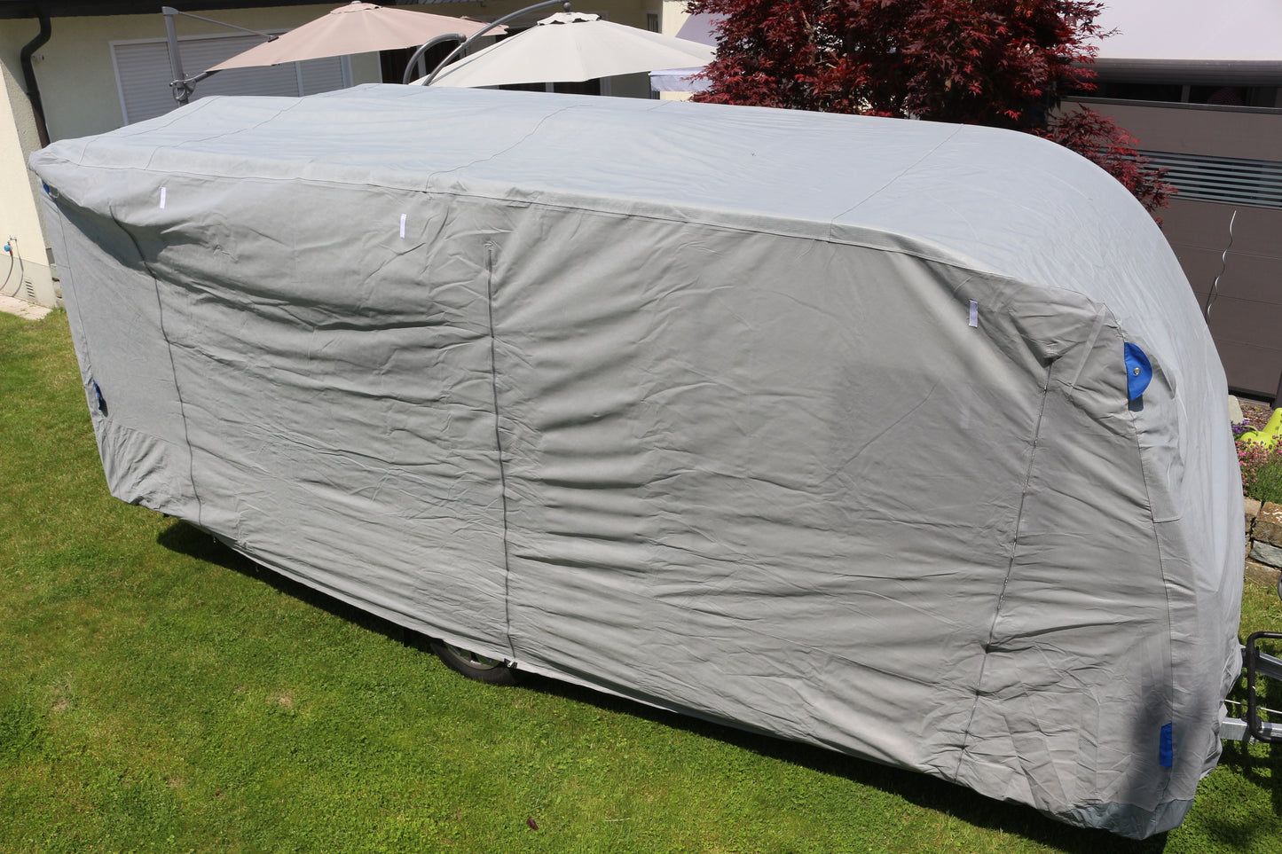 HC Outdoor Wohnwagen Abdeckplane Größe L 610 x 250 x 220 cm