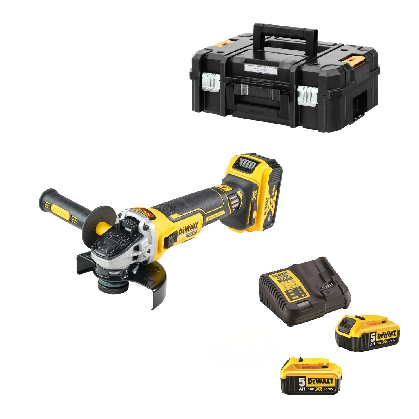 DeWalt Akku-Winkelschleifer DCG405P3