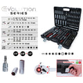 KS Tools Jeu de douilles 1/4"+3/8"+1/2", 195 pcs
