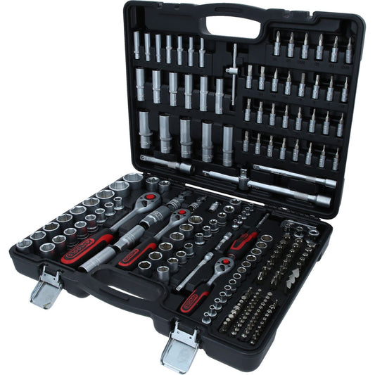 KS Tools Jeu de douilles 1/4"+3/8"+1/2", 195 pcs