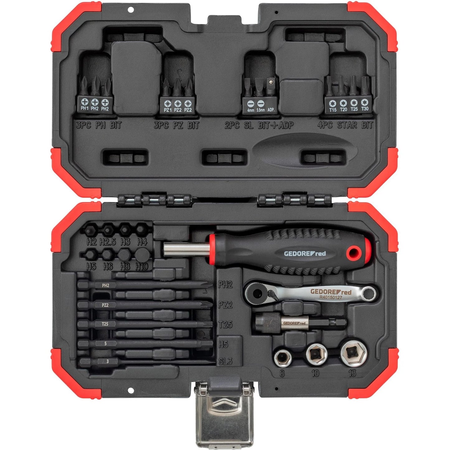 Gedore Adventskalender 2024 R49013033 red 33- tlg. Werkzeug-Adventskalender