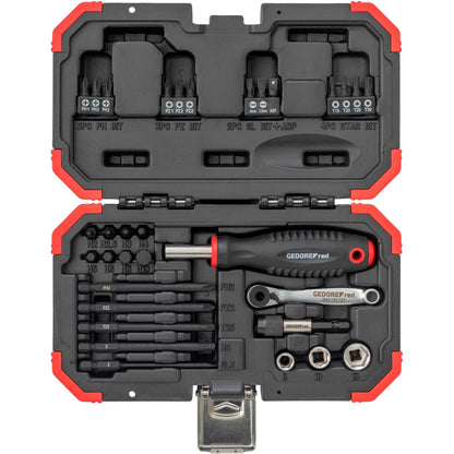 Gedore Adventskalender 2024 R49013033 red 33- tlg. Werkzeug-Adventskalender