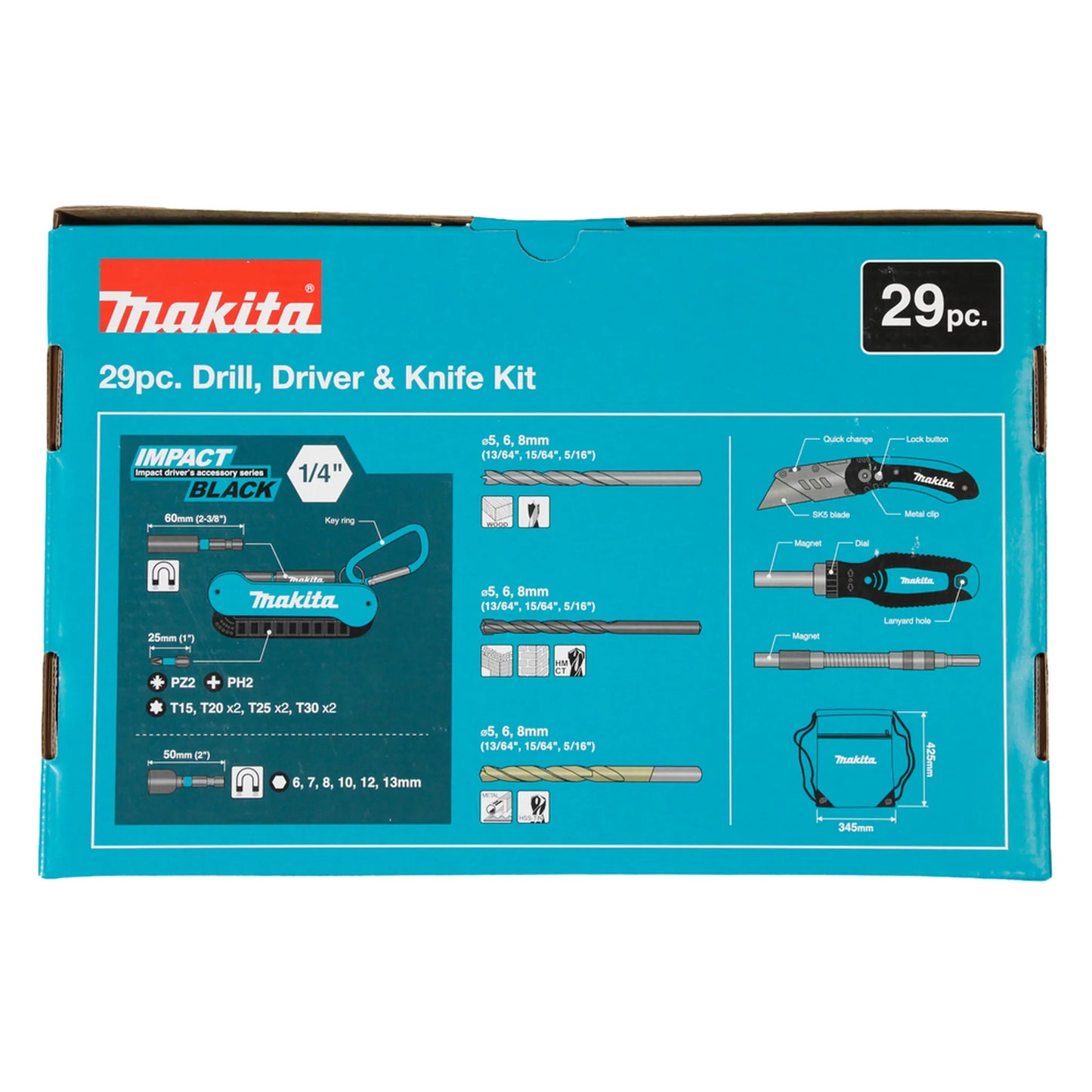 Makita Handwerkter-Set 29 tlg. -  E-30053