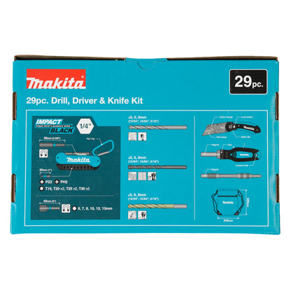 Makita Handwerkter-Set 29 tlg. -  E-30053