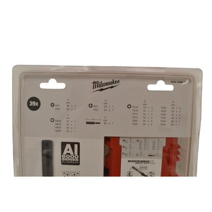 Milwaukee Shockwave Set 39 tlg + Leuchte - 4932498608