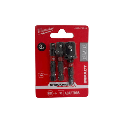 Milwaukee Stecknuss-Adapter 1/2" - 1/4" - 3/8" 4932479228