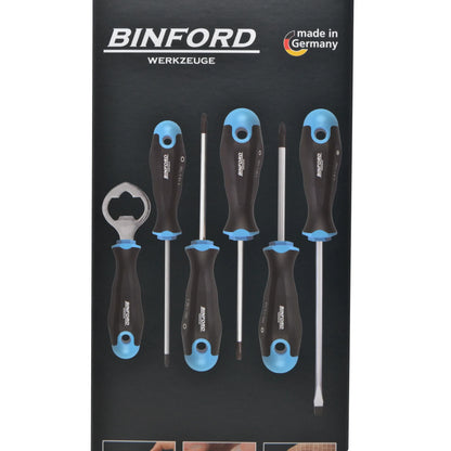 BINFORD Werkzeuge Schraubendreher Satz + Flaschenöffner 6 tlg. - 6100007