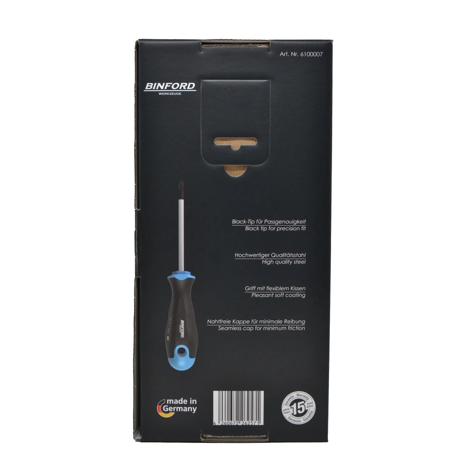 BINFORD Werkzeuge Schraubendreher Satz + Flaschenöffner 6 tlg. - 6100007