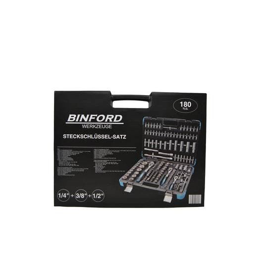BINFORD Werkzeuge Steckschlüsselsatz 180 tlg. - 6100027