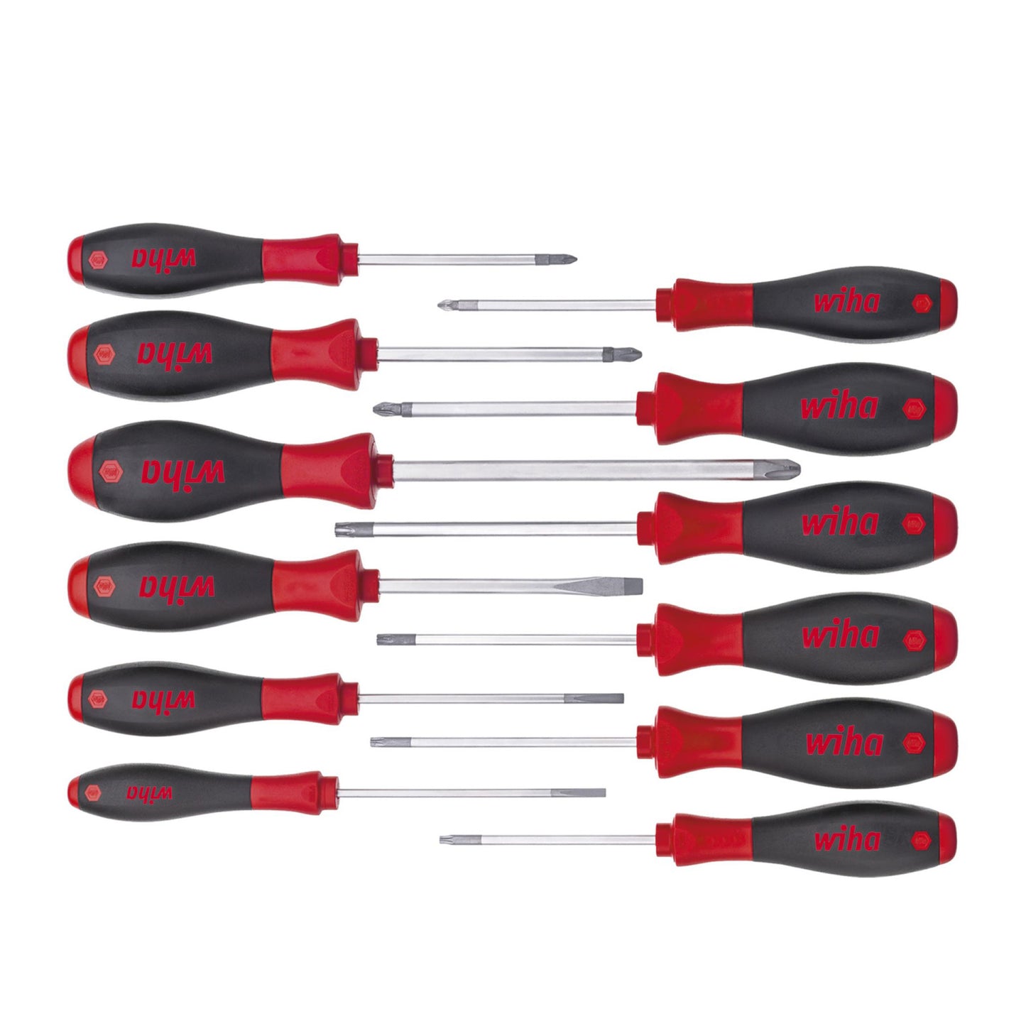 Wiha Schraubendreher Satz 12 tlg. SoftFinish® - 41002